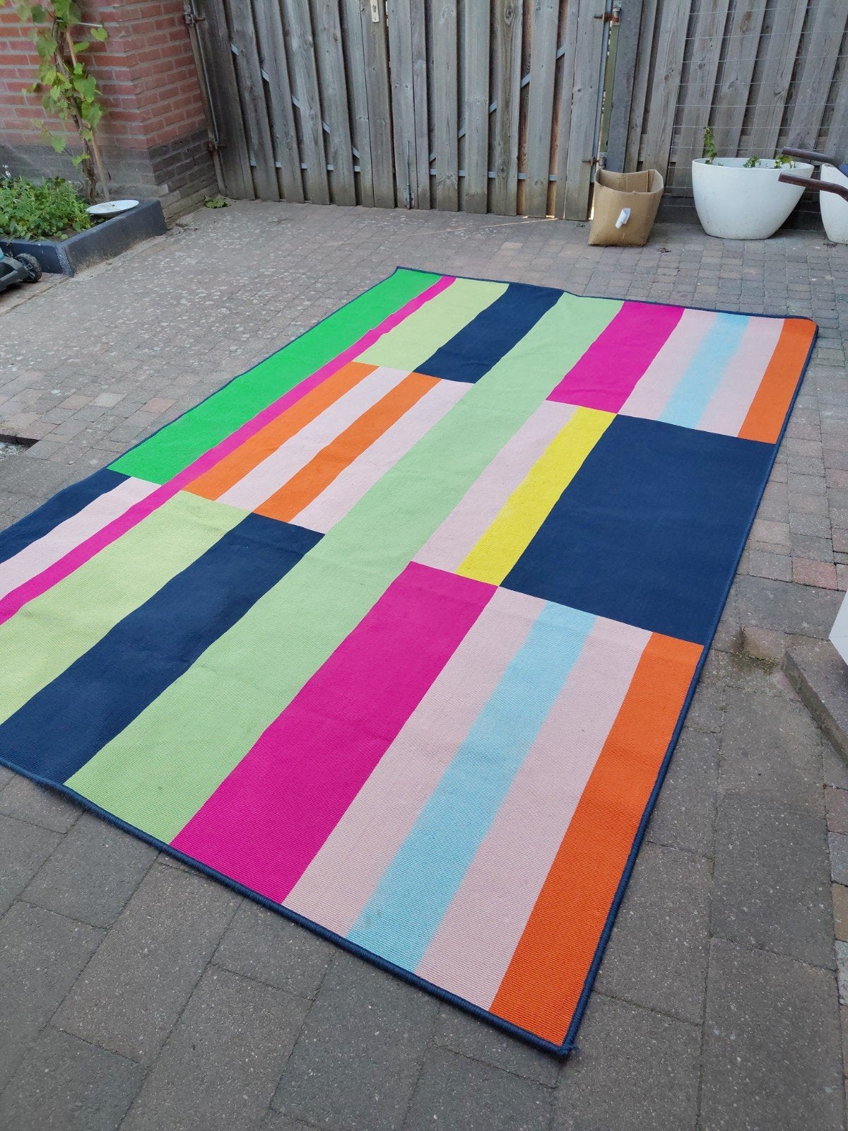 Vintage vloerkleed van Ikea duitsland, Ophalen, Gebruikt, 100 tot 150 cm, 150 tot 200 cm