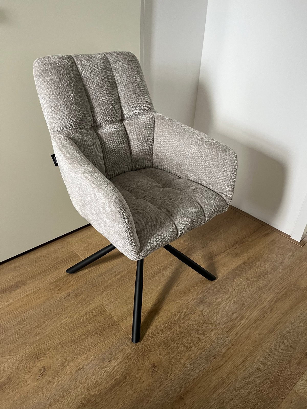Draaiende stoel van Haco - Comfortabel en stijlvol, Ophalen, Zo goed als nieuw, Eén, Stof