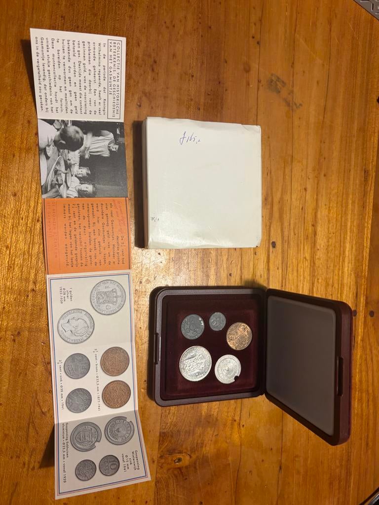 Zilveren Guldens Set - Koningin Wilhelmina, Setje, Zilver, Koningin Wilhelmina, Overige waardes
