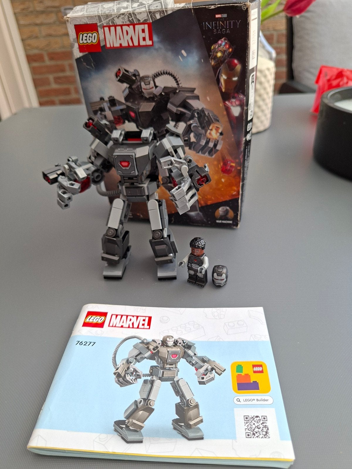 LEGO Marvel 76277 War Machine Mech Armour - Doos beschadigd, Ophalen of Verzenden, Gebruikt