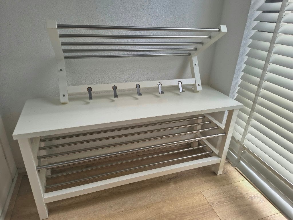 schoenenrek met jassenhanger, Huis en Inrichting, Ophalen, Zo goed als nieuw