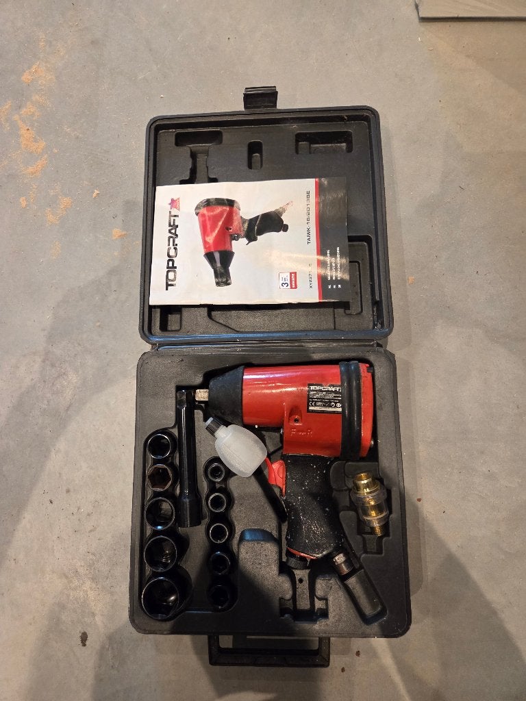 pneumatische slagmoersleutel topcraft aldi nieuw, Auto diversen, Autogereedschap, Ophalen of Verzenden, Zo goed als nieuw