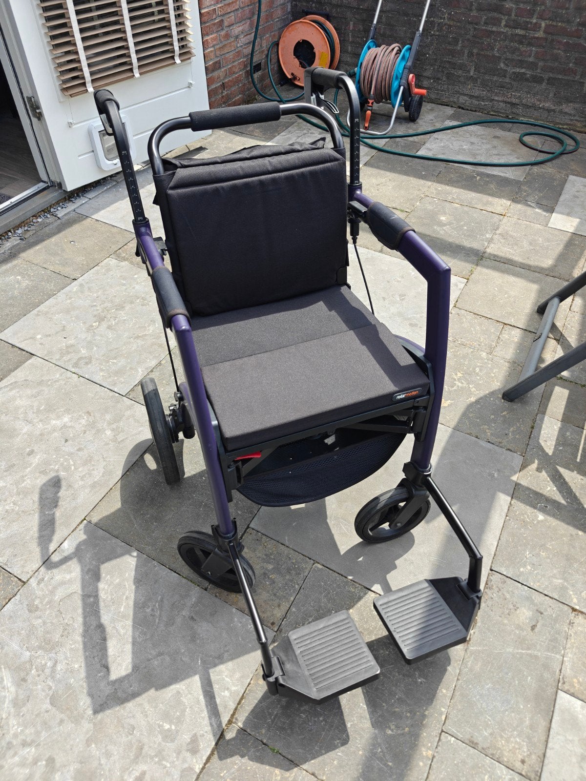 Rolz Rolstoel / rollator opvouwbaar, Diversen, Rolstoelen, Ophalen of Verzenden, Inklapbaar, Zo goed als nieuw, Duwrolstoel