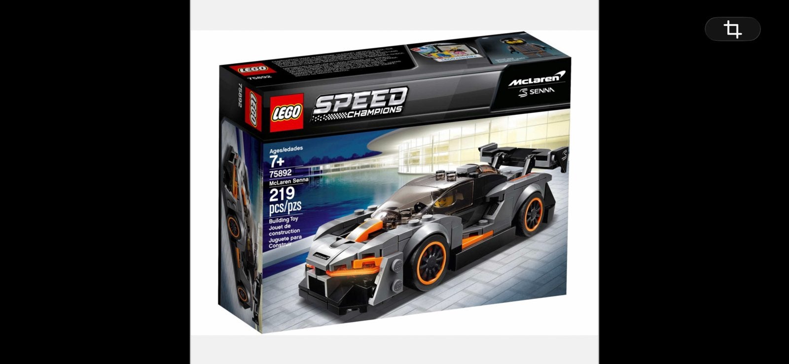 Lego speed champions 75892 McLaren Senna, Lego, Zo goed als nieuw, Compleet, Complete set