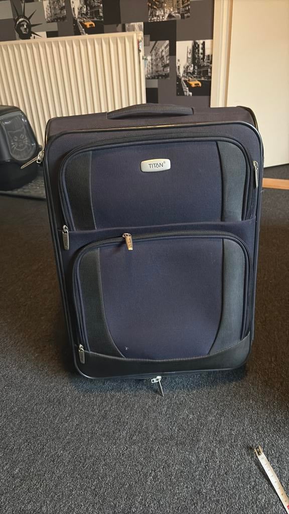 Koffer voor handbagage, Sieraden, Tassen en Uiterlijk, Koffers, Ophalen, 50 tot 60 cm, Hard kunststof, Zo goed als nieuw