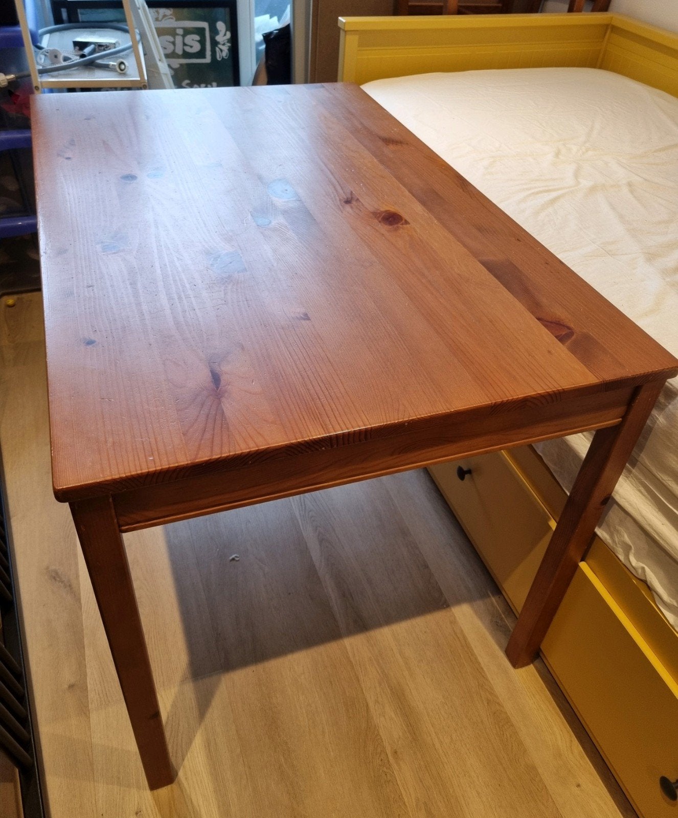 Stevige Jokkmokk tafel, Huis en Inrichting, Ophalen, Gebruikt, 100 tot 150 cm, 50 tot 100 cm
