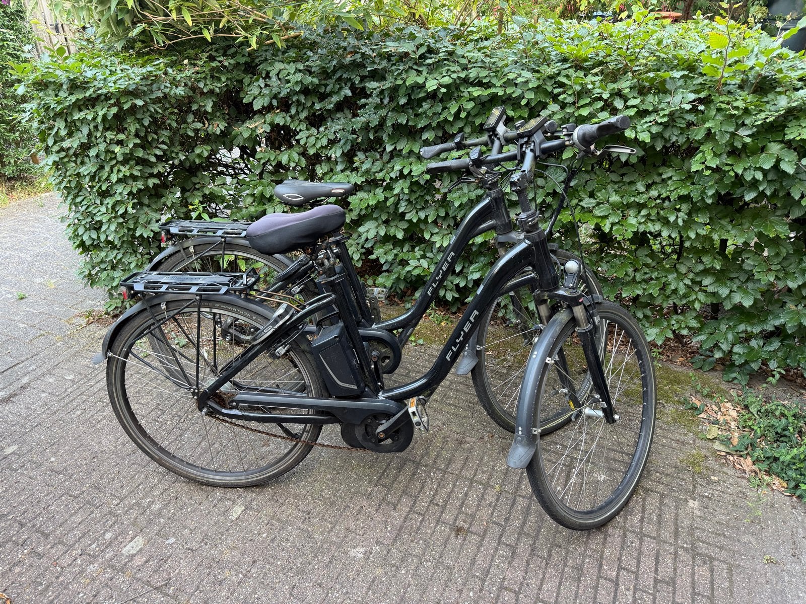 Flyer elektrische fiets - Comfortabel en betrouwbaar, Gebruikt, 51 tot 55 cm, 30 tot 50 km per accu, Ophalen