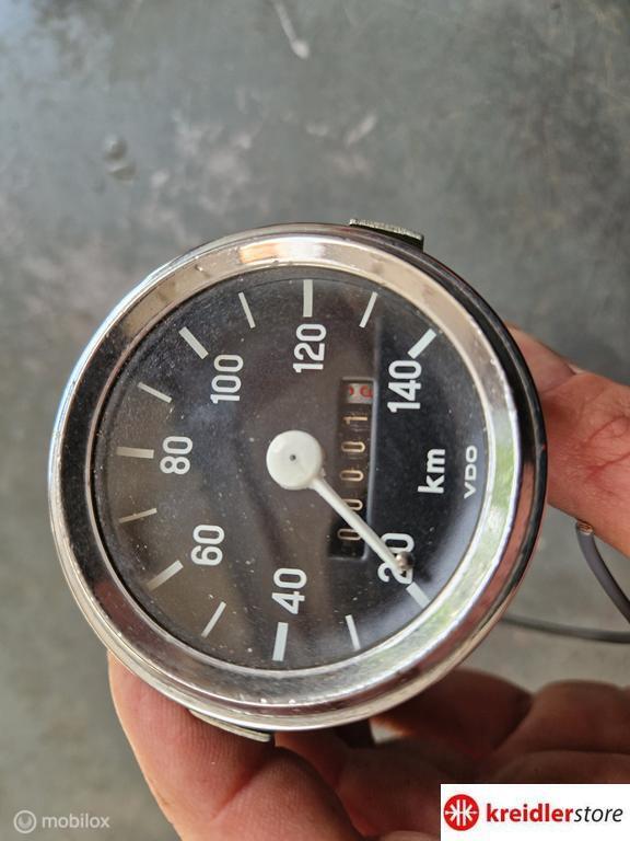 Zundapp 140 km teller origineel VDO gereviseerd, Nieuw, Zundapp, Ophalen of Verzenden, Zundapp
