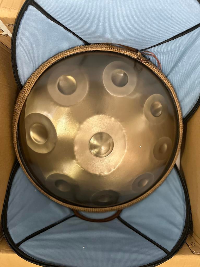 Handpan met 9 tonen en accessoires Nieuw!!!, Ophalen of Verzenden, Nieuw, Melodische percussie