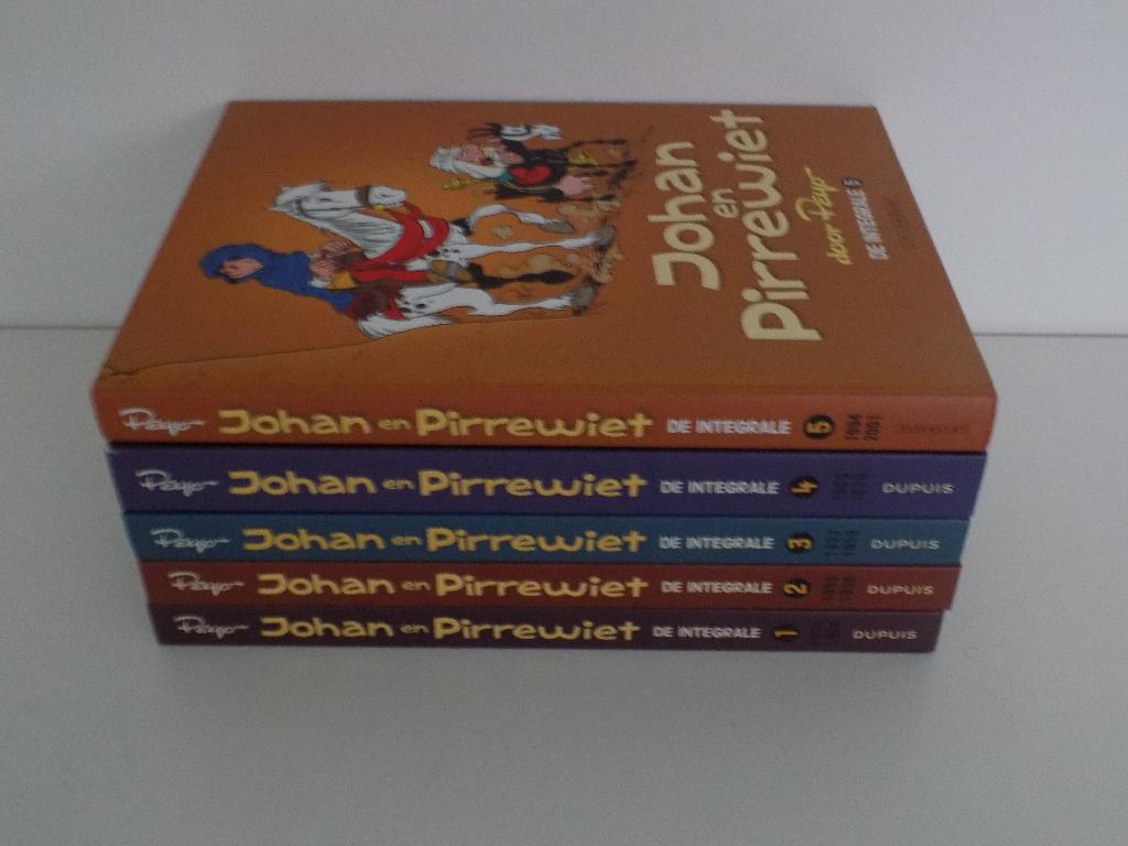 Johan en Pirrewiet ~ Complete serie Integrale HC's 1 t/m 5, Complete serie of reeks, Verzenden, Zo goed als nieuw