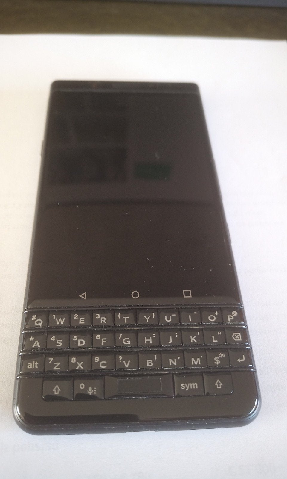 BlackBerry Key2 LE - In nieuwstaat, Zwart, Touchscreen, Ophalen of Verzenden, Zo goed als nieuw