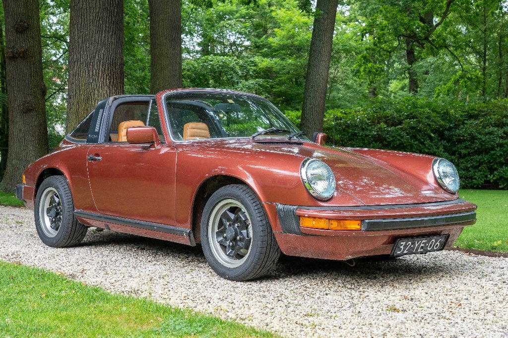 1977 Porsche 911 2.7s Targa, Auto's, Porsche, Particulier, Benzine, Cabriolet, Handgeschakeld, Geïmporteerd, Bruin, Beige, Leder