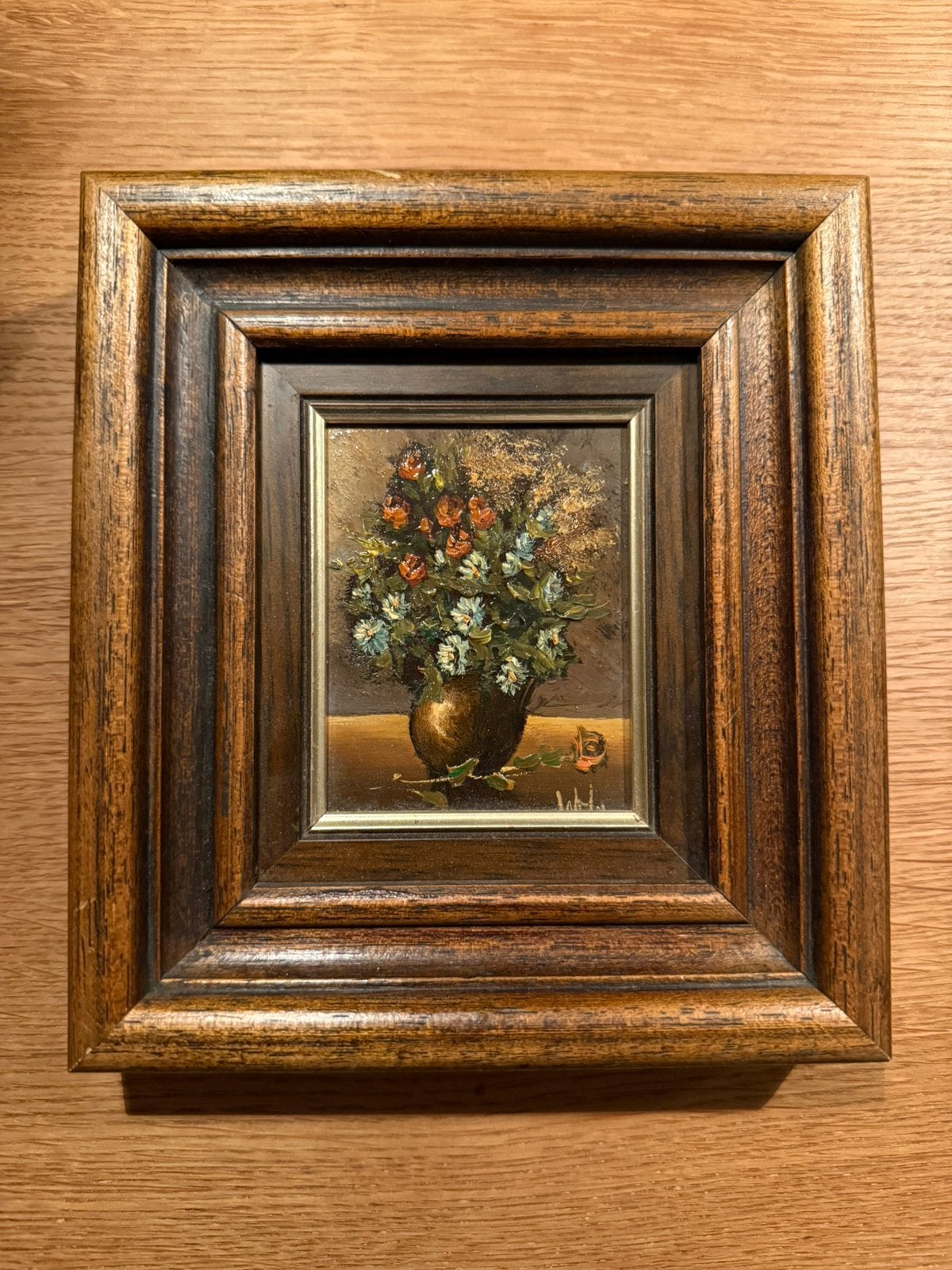 W de Bock geb.1950 Bloemenstilleven, Ophalen of Verzenden