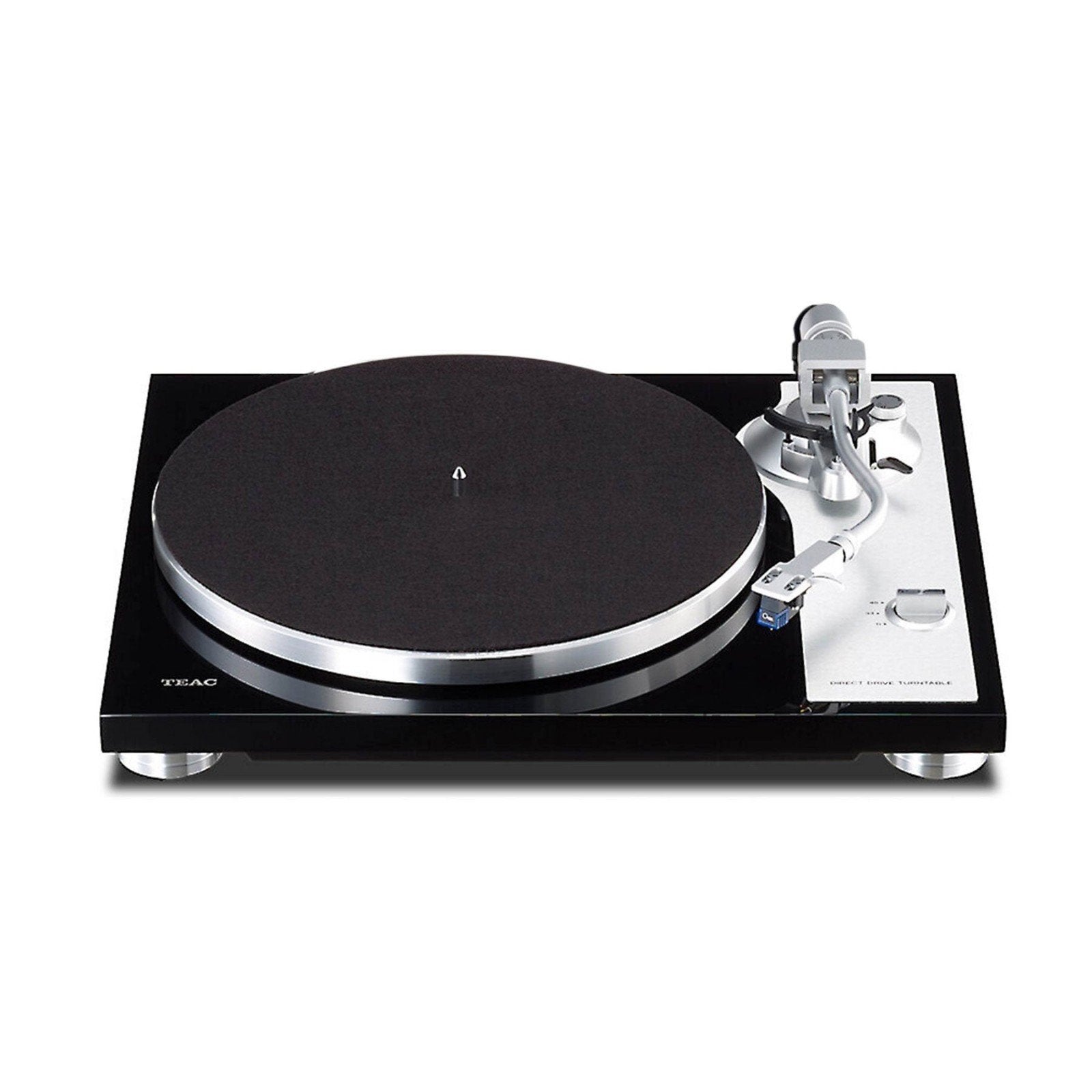 Teac TN-4D-SE direct drive platenspeler  zwart, Ophalen, Zo goed als nieuw, Platenspeler, Overige merken
