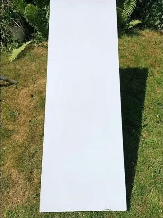 Tafel afkomstig uit een bouwkeet/pipowagen/schaftwagen, Ophalen, Gebruikt, 50 tot 100 cm, 150 tot 200 cm