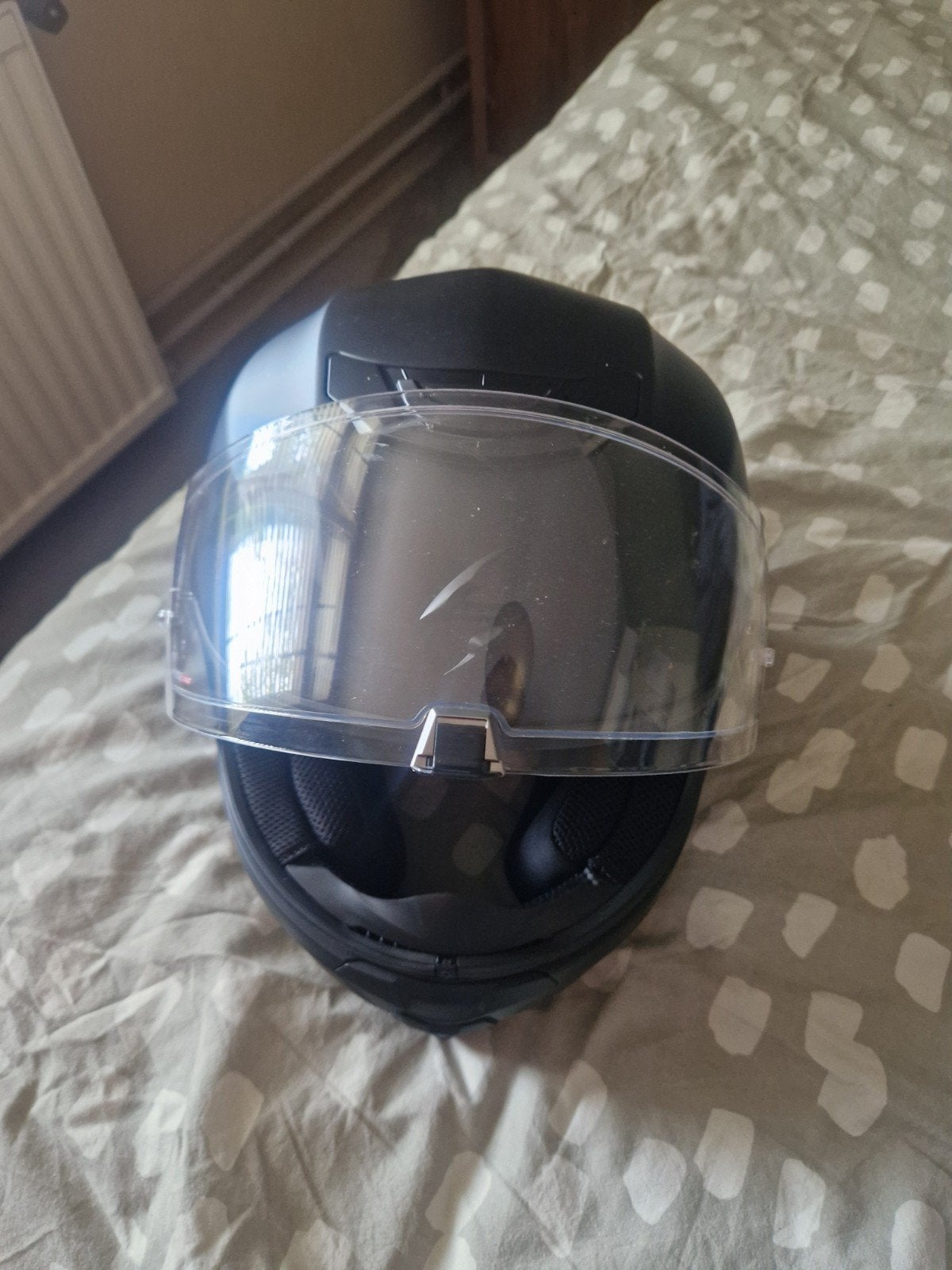 Matzwarte Integraalhelm Maat L, Ophalen of Verzenden