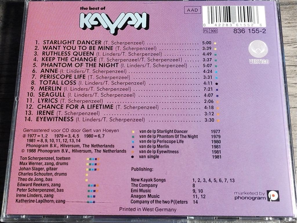 Kayak ‎- The Best Of Kayak, Cd's en Dvd's, Ophalen of Verzenden, Zo goed als nieuw, Poprock