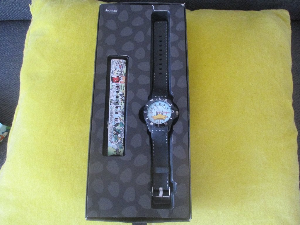 Horloge Donald Duck met originele doos, Overige merken, Overige materialen, Polshorloge, Kunststof