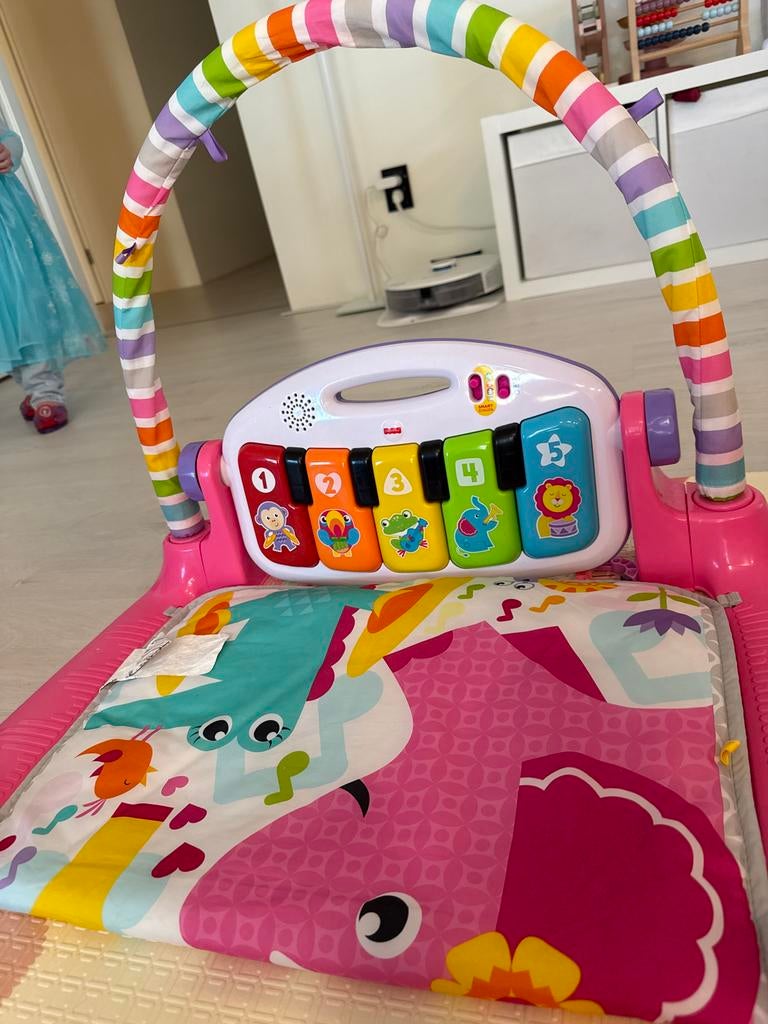 Fisher-Price Kick & Play Piano Babygym, Kinderen en Baby's, Speelgoed | Babyspeelgoed, Ophalen of Verzenden, Gebruikt, Babygym