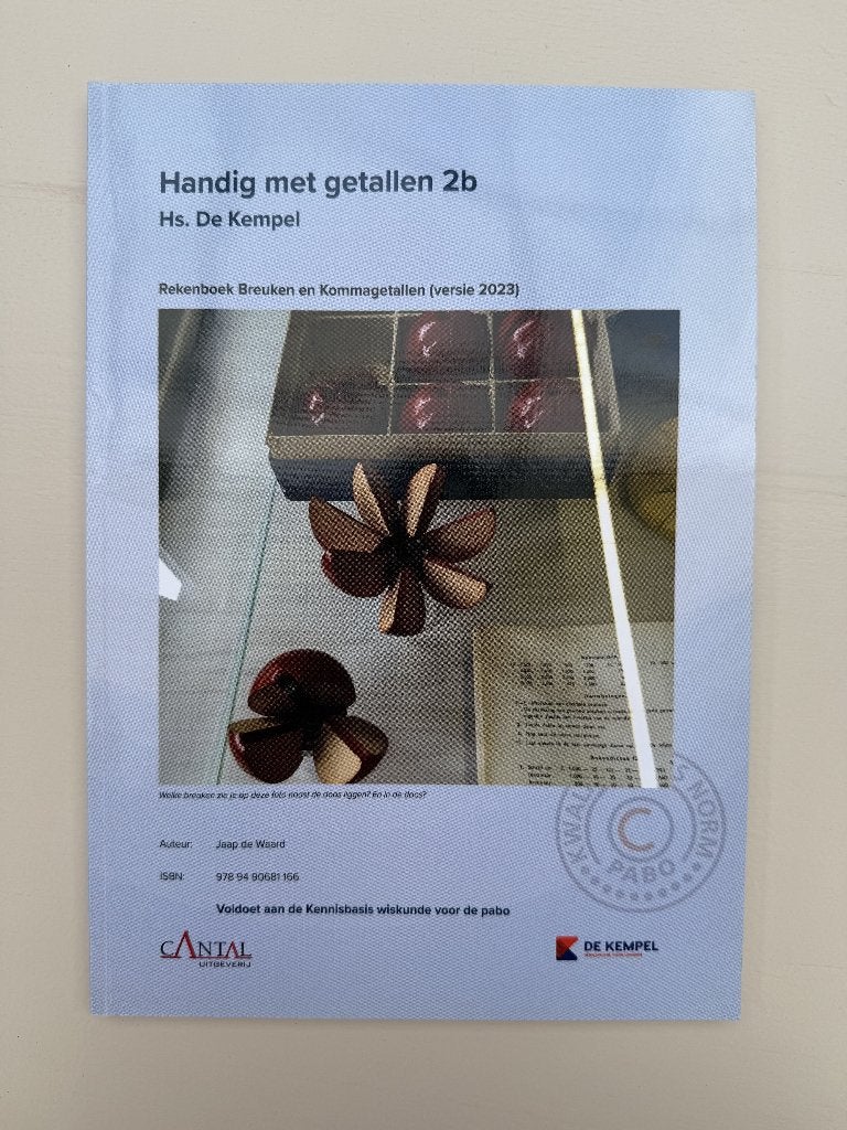 Handig met getallen 2b – Studieboek PABO, Ophalen of Verzenden, Beta, Zo goed als nieuw, HBO