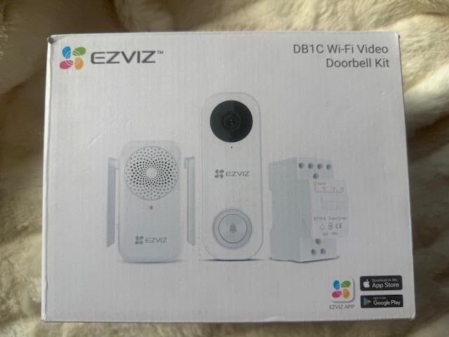 Ezviz - NIEUW - Videodeurbel - DB1C Wi-Fi Video Doorbell Kit, Ophalen of Verzenden, Bewegingsdetectiesensor, Nieuw, Bedraad