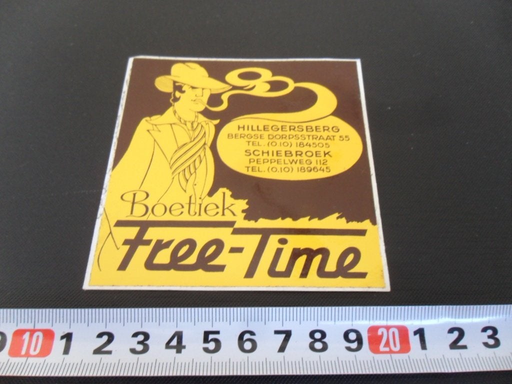 sticker Rotterdam Hillegersberg Schiebroek BOETIEK FREE- IME, Ophalen, Zo goed als nieuw