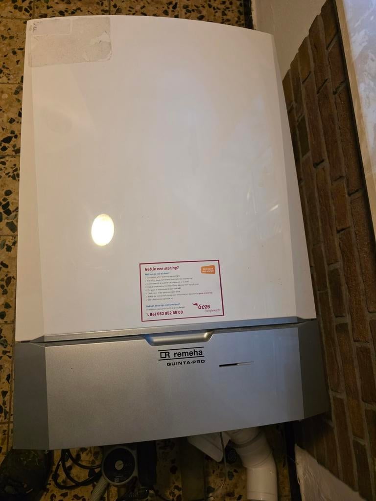 Remeha quinta pro 45 solo propaan/butaan, Ophalen, 30 tot 80 cm, Hoog rendement (Hr), Cv-ketel of Combi-ketel