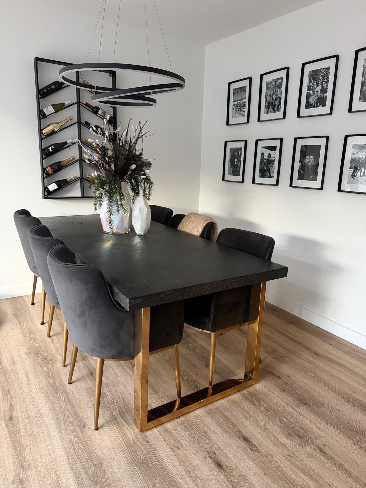 Richmond eettafel met 6 stoelen, Huis en Inrichting, Tafels | Eettafels, Ophalen, Gebruikt, 50 tot 100 cm, Vijf personen of meer