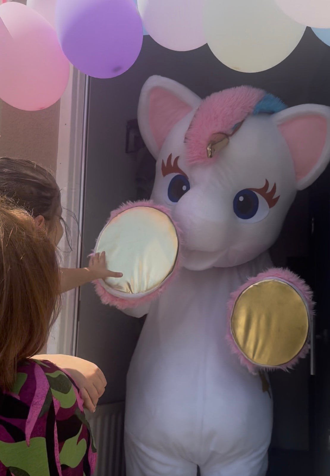 Unicorn mascotte te huur, Ophalen, Zo goed als nieuw, Overige