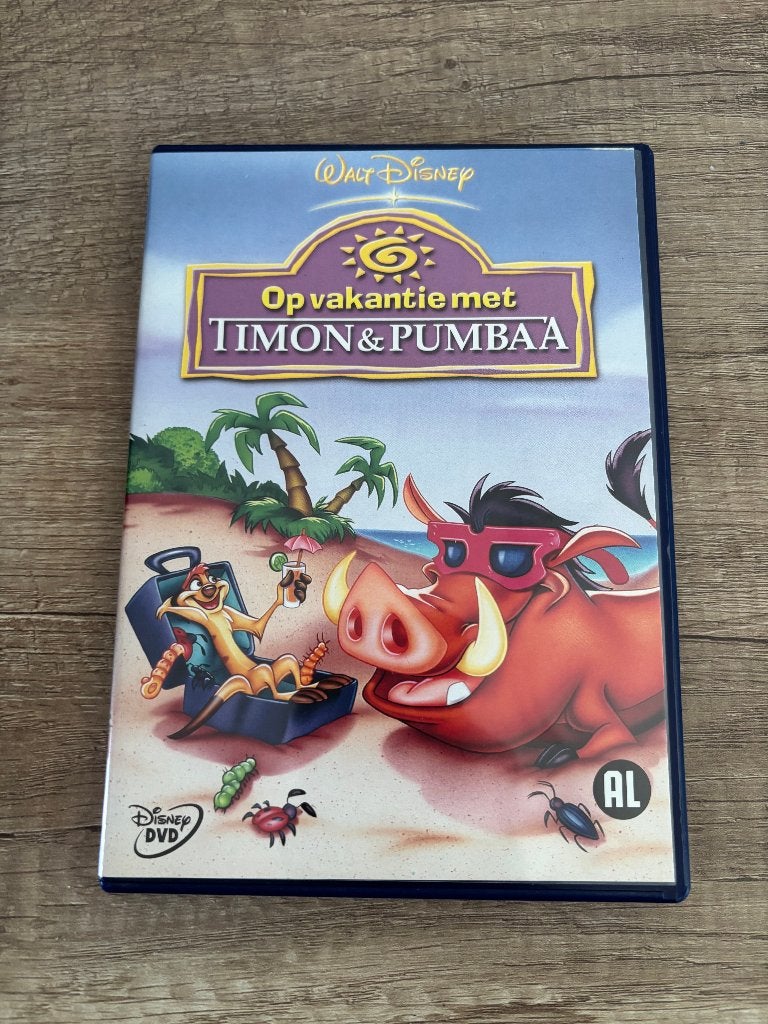 disney dvd op vakantie met timon & pumbaa, Europees, Tekenfilm, Alle leeftijden, Ophalen of Verzenden