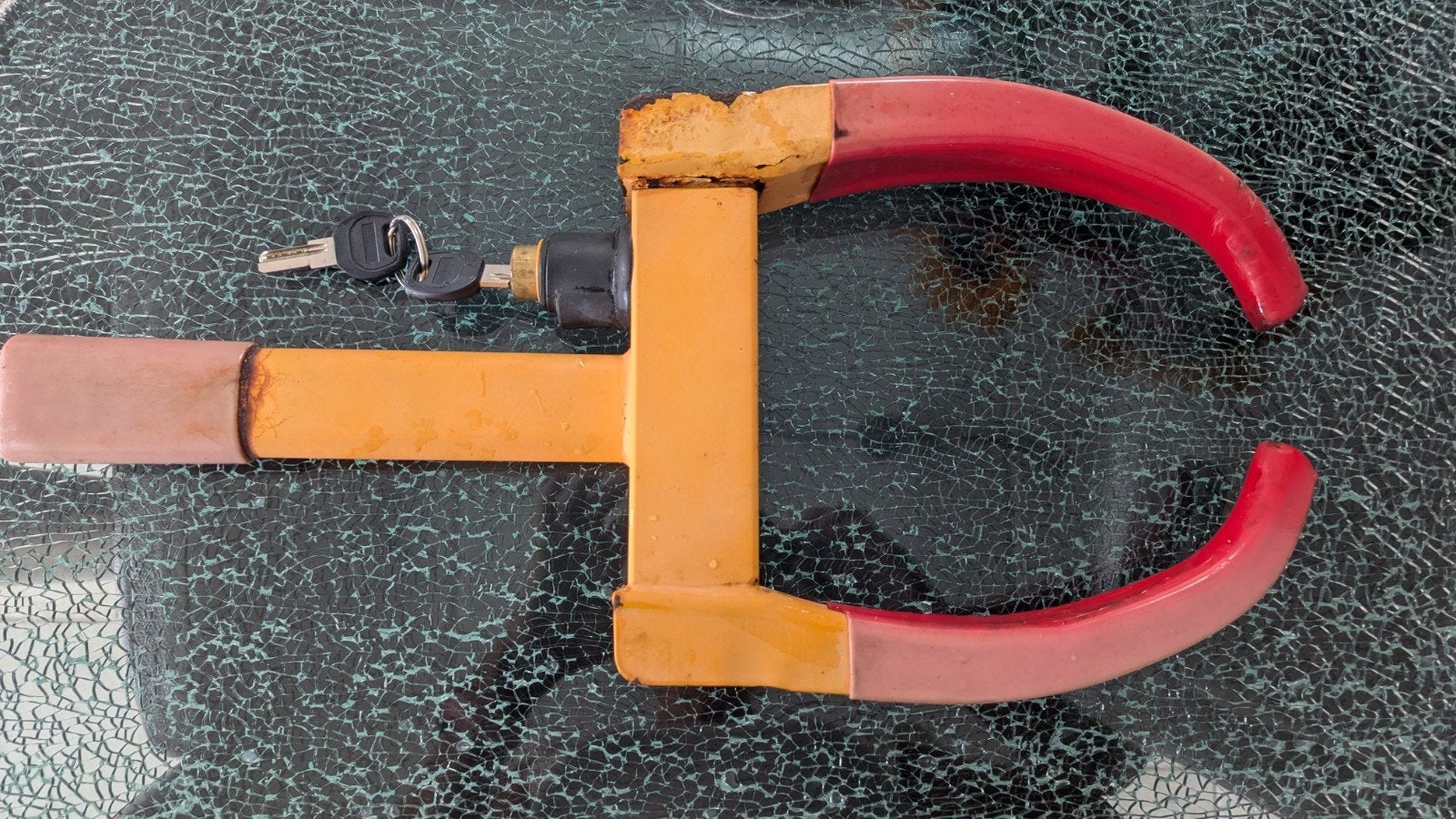 Wielklem slot voor auto caravan aanhanger camper motor, Ophalen
