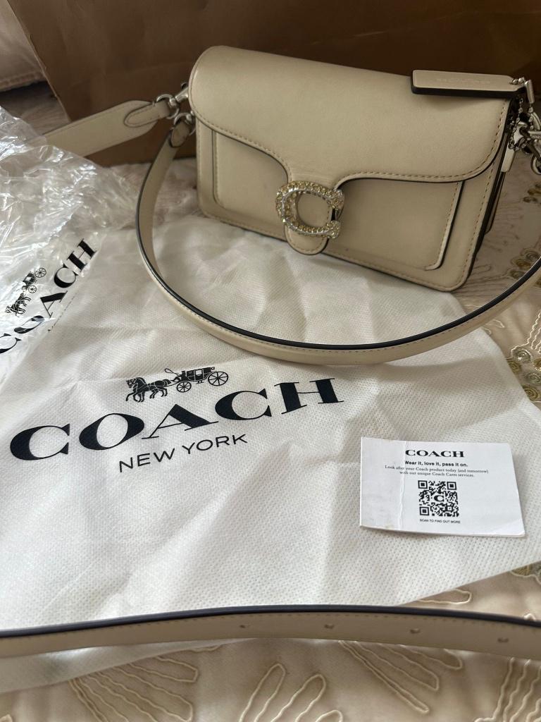 Coach orginele damestas, Ophalen of Verzenden, Zo goed als nieuw, Beige, Handtas