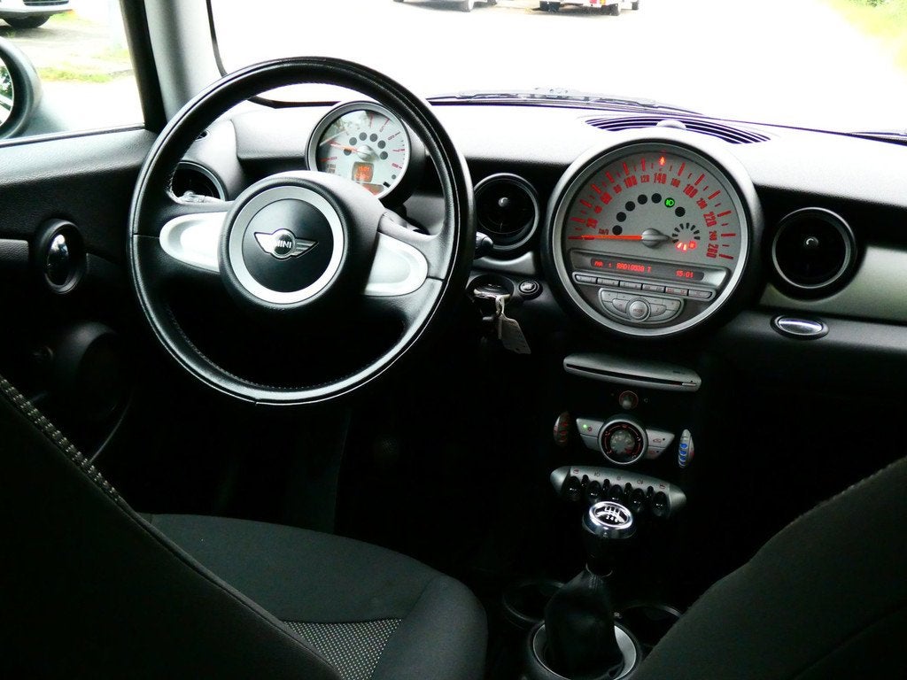 Mini 3-Deurs 1.6 One Airco 125.000km. 2e eig. Historie volle, Auto's, Mini, Voorwielaandrijving, Euro 5, Stof, 4 cilinders