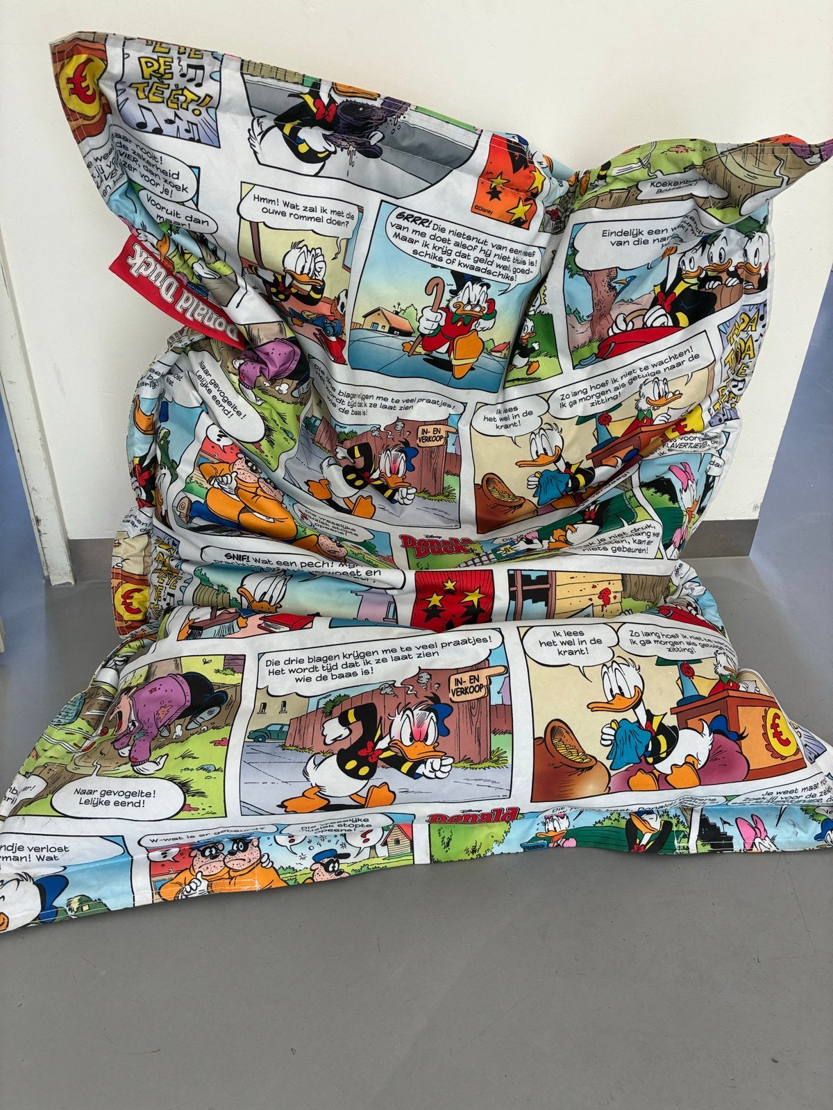 Originele Donald Duck zitzak, Ophalen, Gebruikt, Meerkleurig, Zitzak