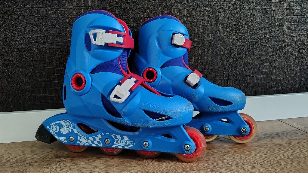 Kinderskates skeelers verstelbaar 32 - 34, Overige merken, Kinderen, Ophalen of Verzenden, Inline skates 4 wielen