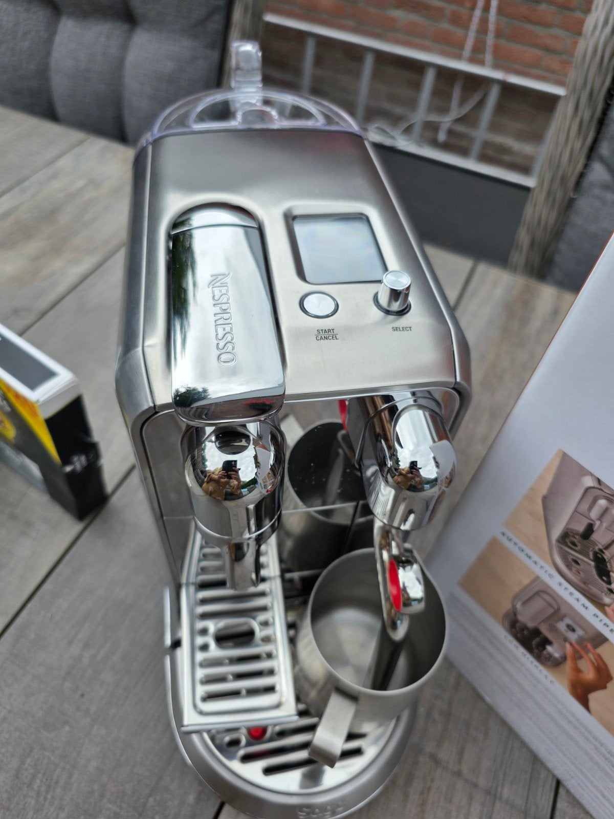 Nespresso Creatista Plus - Zo goed als nieuw, Ophalen, Koffiepads en cups, Espresso apparaat, Zo goed als nieuw