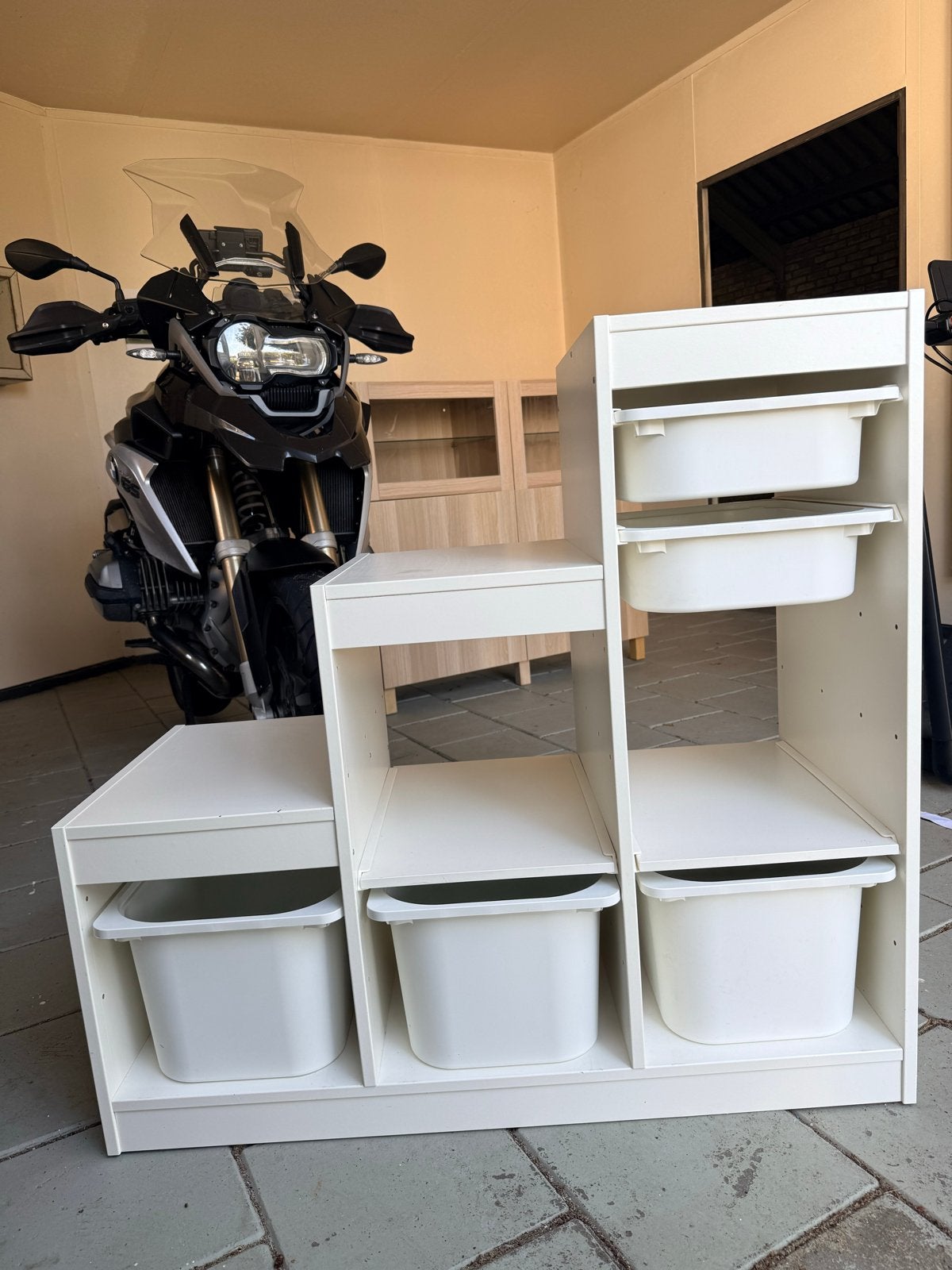 IKEA Trofast kast met 3 planken en diverse bakken, Ophalen, Gebruikt