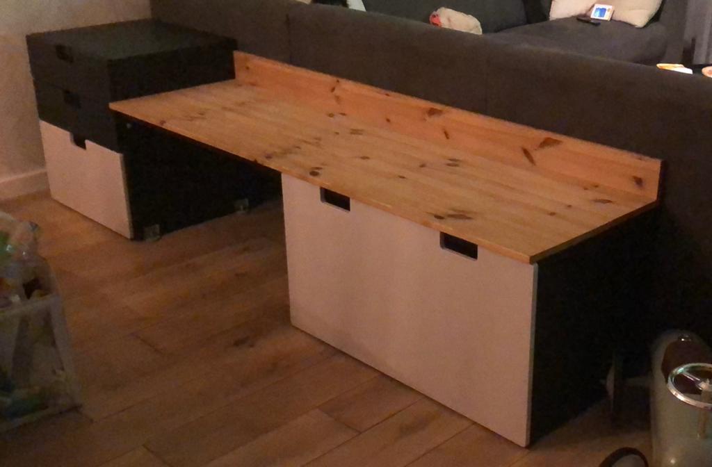 Ikea smastad bureau, Ophalen, Gebruikt, Kinderbureau, 57 cm