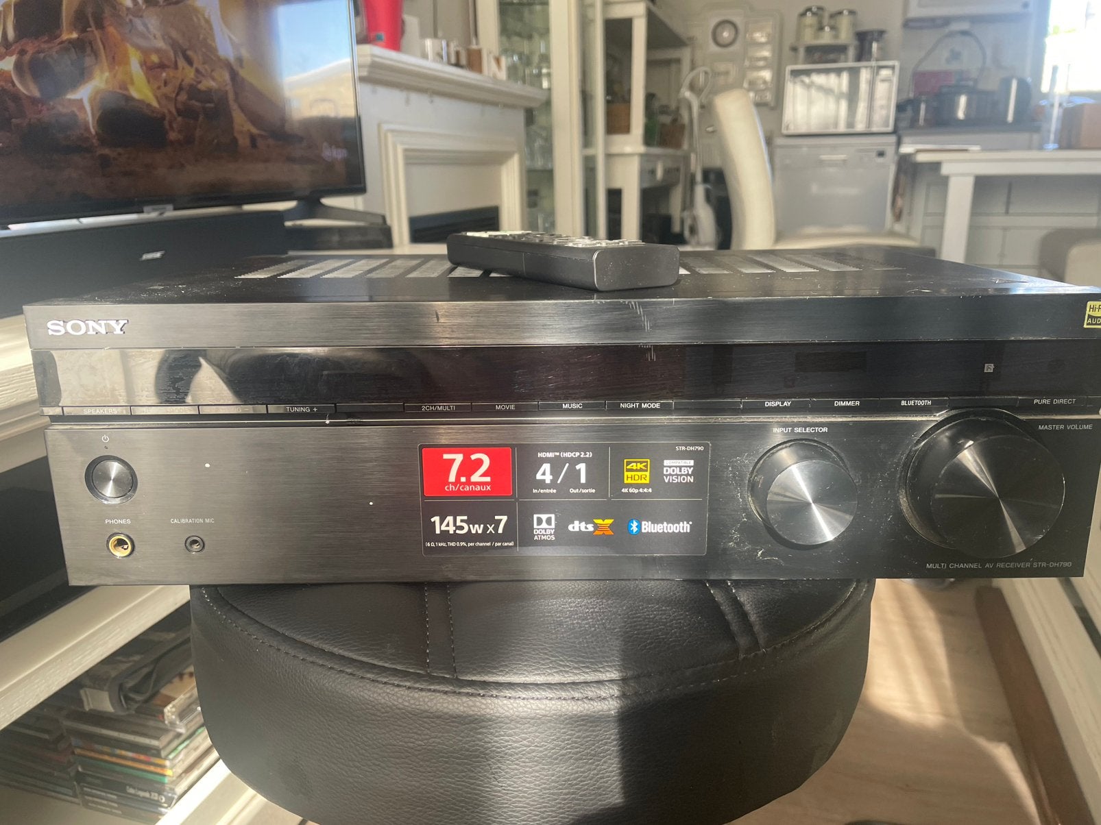 Sony STR-DH790 Multi Channel AV Receiver - Zo goed als nieuw, Audio, Tv en Foto, Overige systemen, Ophalen of Verzenden, Zo goed als nieuw