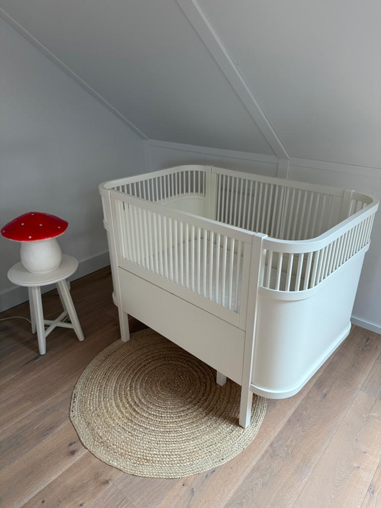 Sebra Kili Meegroeibed Baby & Junior - Classic White, Ophalen, 70 tot 85 cm, Zo goed als nieuw, Minder dan 140 cm