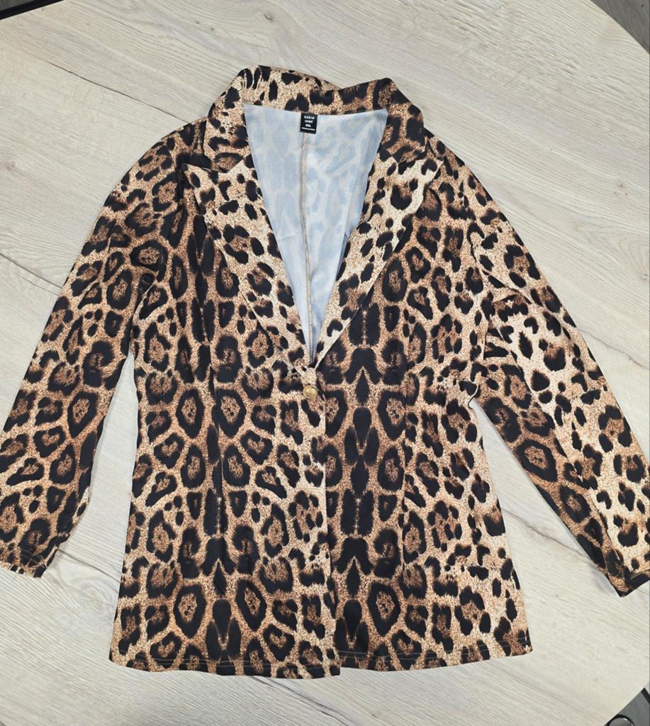 panter blazer mt xxl, Verzenden, Zo goed als nieuw, Maat 46/48 (XL) of groter, Bruin