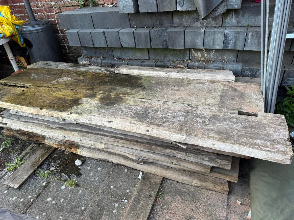 Schaaldelen, Doe-het-zelf en Verbouw, Hout en Planken, Ophalen, 25 tot 50 mm, Zo goed als nieuw, Plank