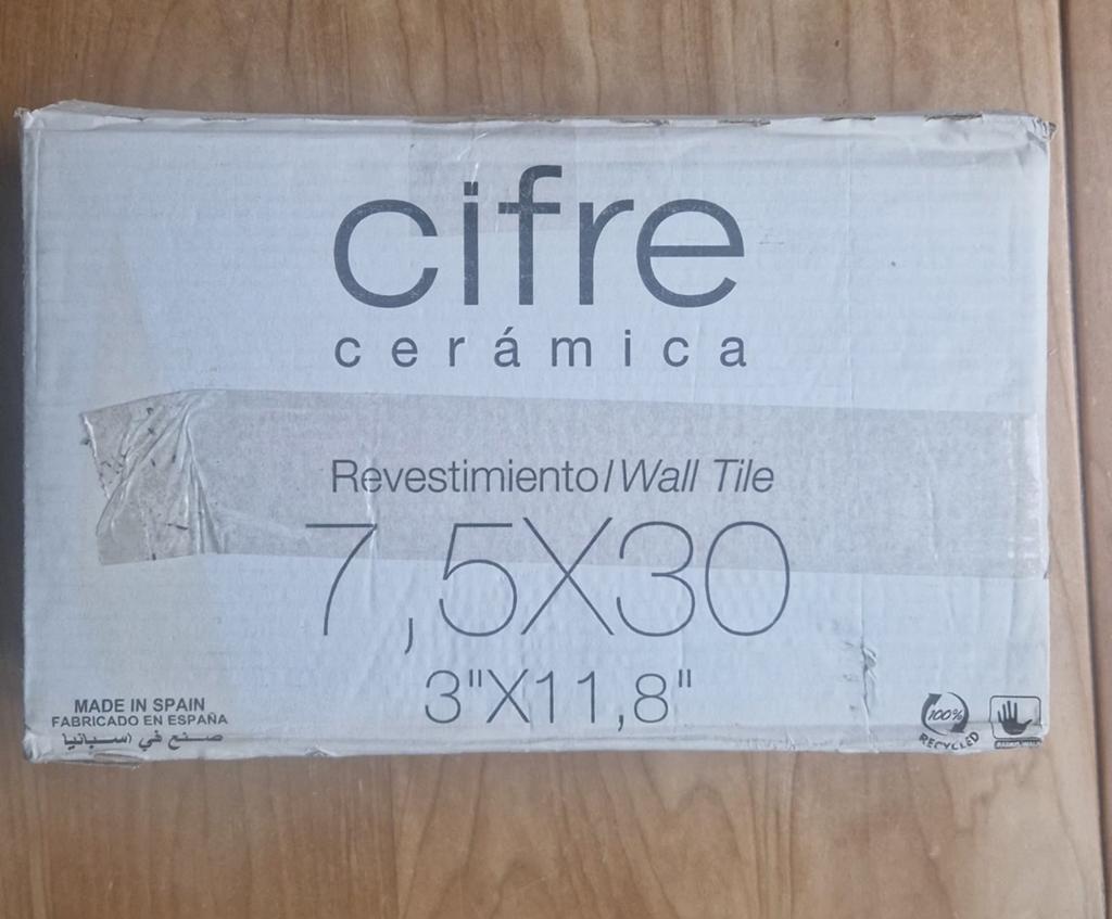 Cifre Ceramica Opal Turquoise 7,5x30cm, Ophalen, Nieuw, Minder dan 20 cm, Minder dan 5 m²