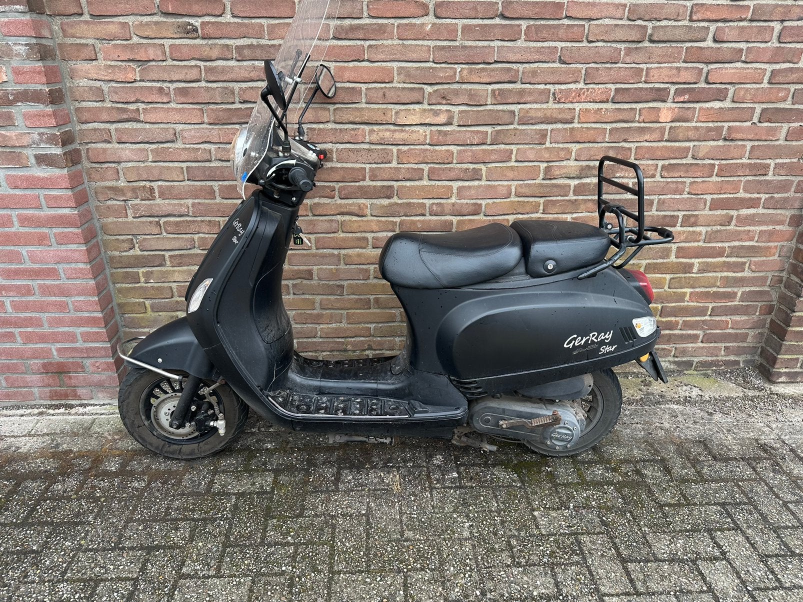 GerRay Star mat zwart 25km of voor onderdelen, Ophalen, Zo goed als nieuw, Overige merken