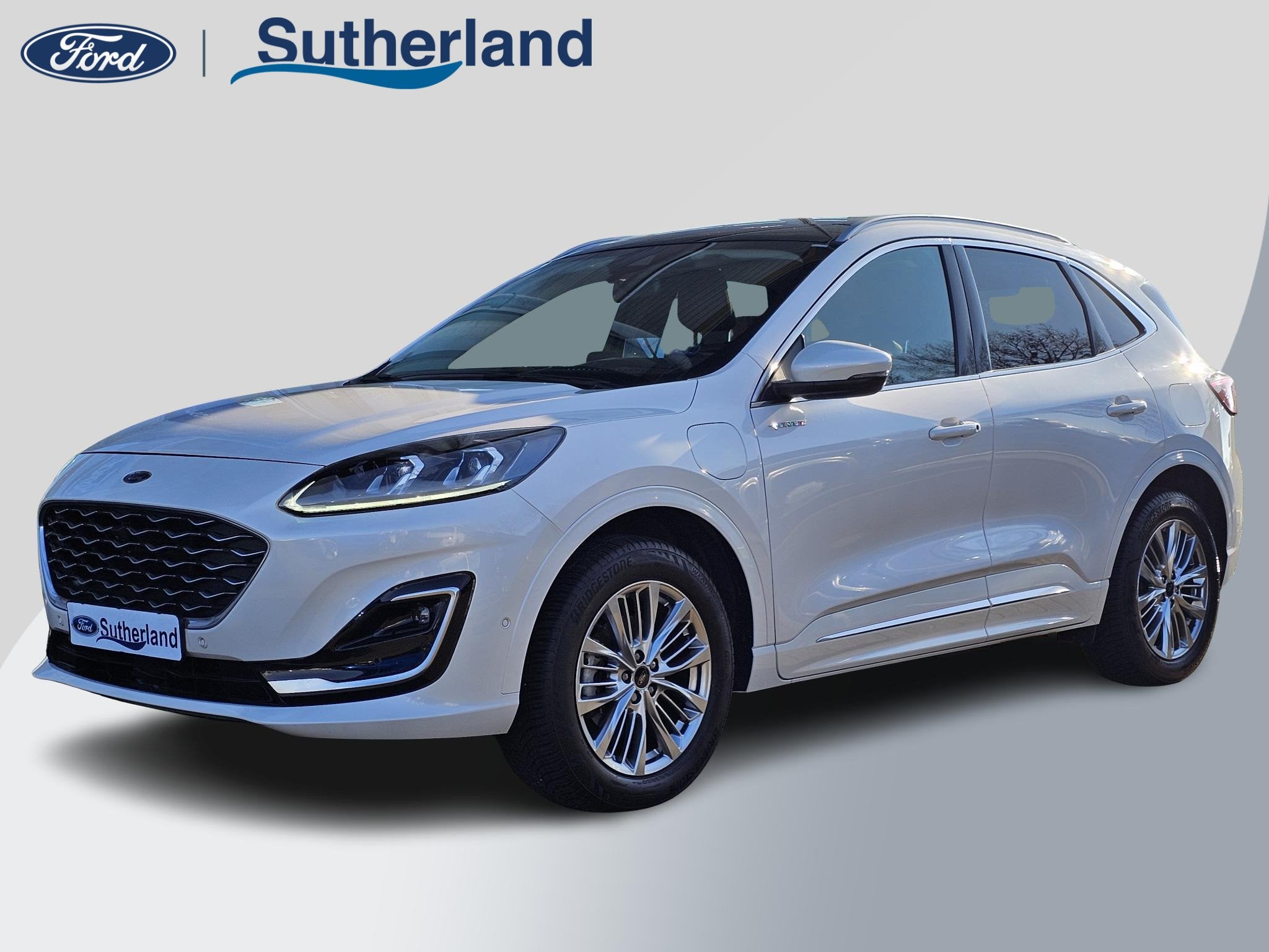 Ford Kuga 2.5 PHEV Vignale Panoramadak | Lederen bekleding |, 14 kWh, Gebruikt, 4 cilinders, Lichtsensor