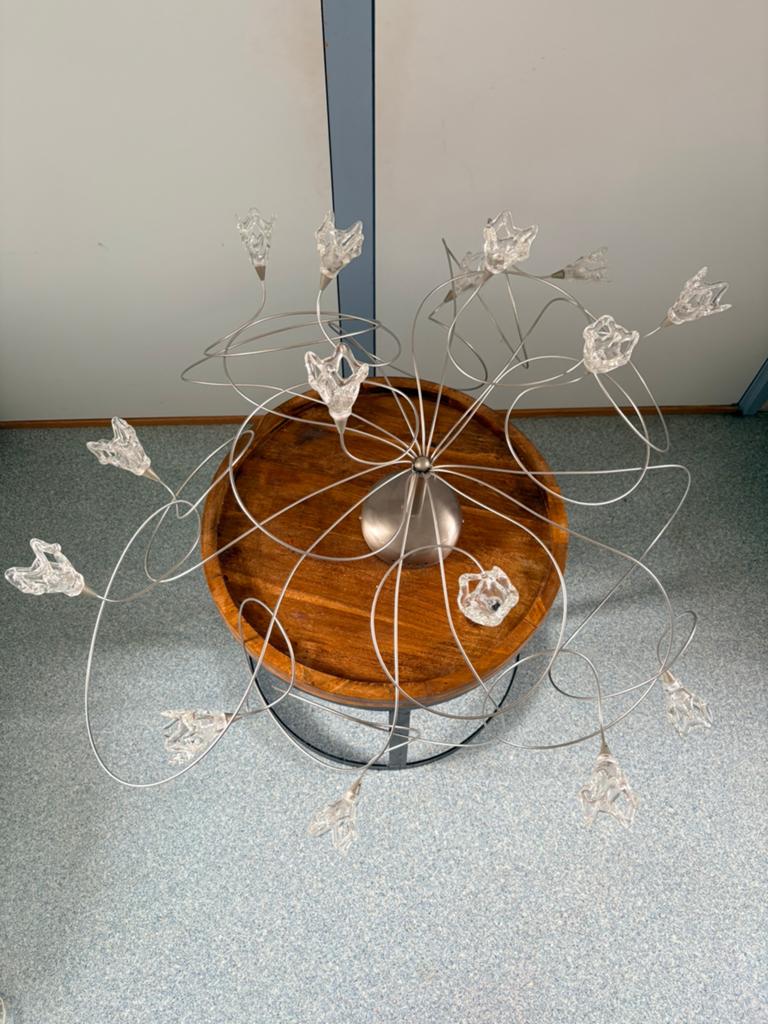 Plafond lamp Harco Loor dutch design, Gebruikt, Dutch design van Harco Loor, Ophalen of Verzenden, Glas