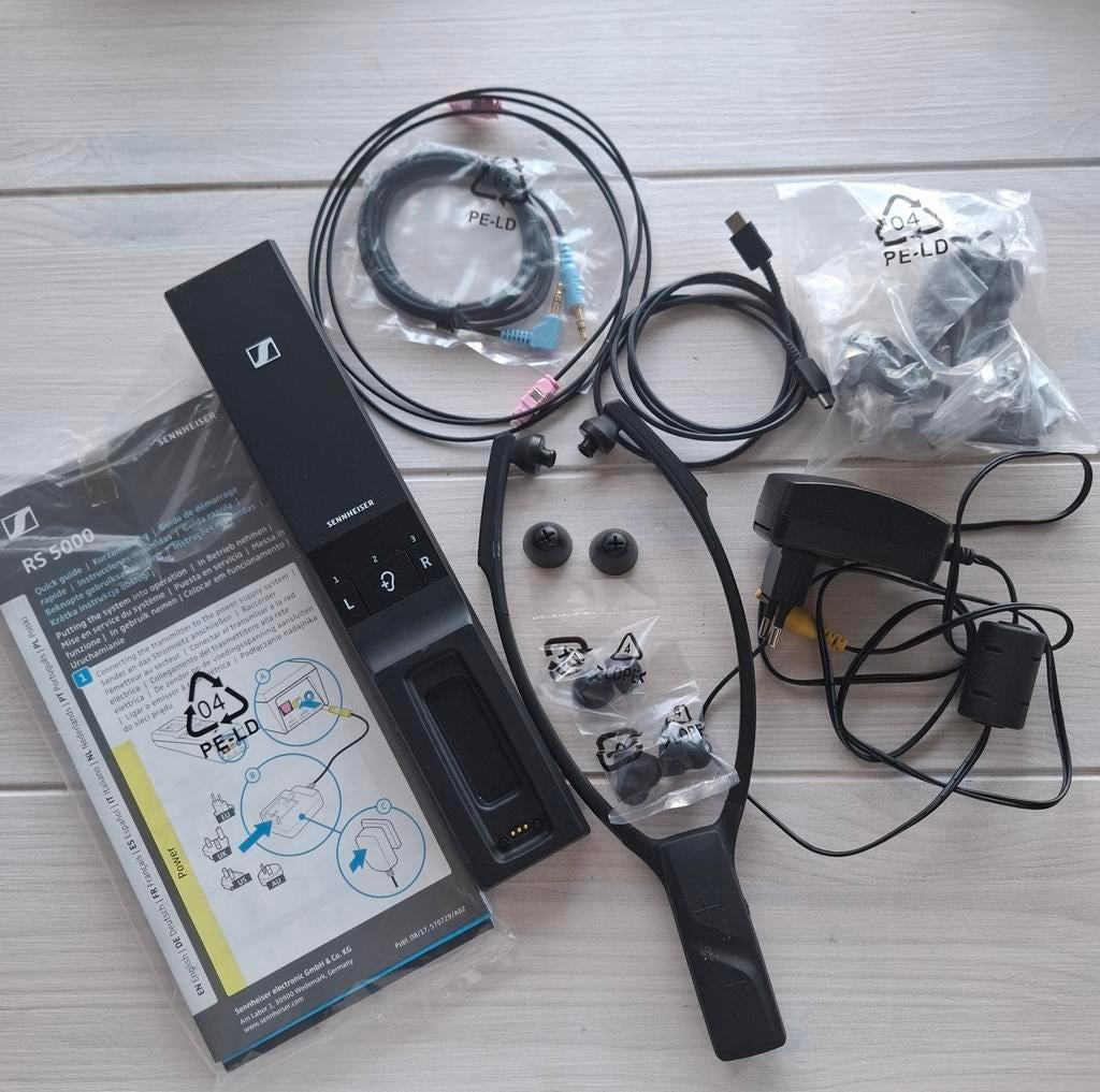 Sennheiser RS 5000 TV-hoofdtelefoon - Zo goed als nieuw, Audio, Tv en Foto, Koptelefoons, Zo goed als nieuw, Op oor (supra aural)
