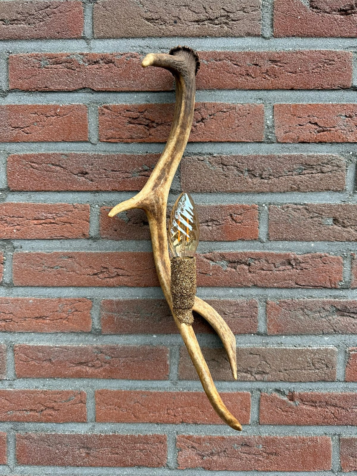 Geweien geweienlamp jacht Veluwe geweien edelhert wandlamp., Huis en Inrichting, Ophalen of Verzenden, Nieuw