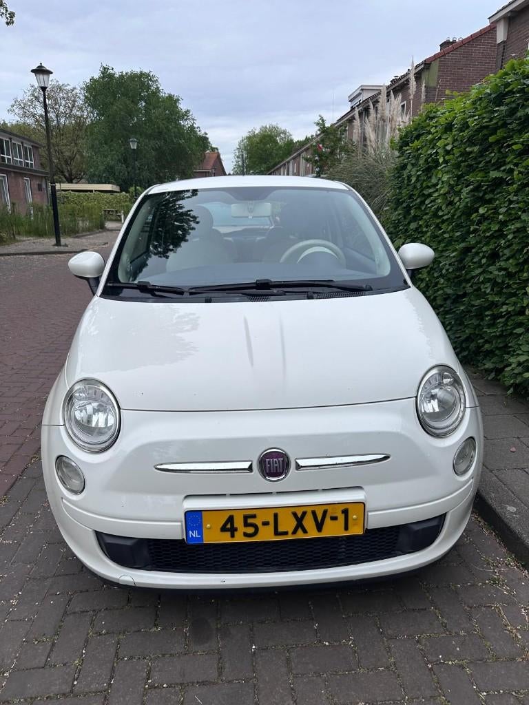 Fiat 500 1.2 AUT 2010 Wit, Auto's, Fiat, Particulier, Airconditioning, Bluetooth, Centrale vergrendeling, Benzine, Euro 5, B, Hatchback