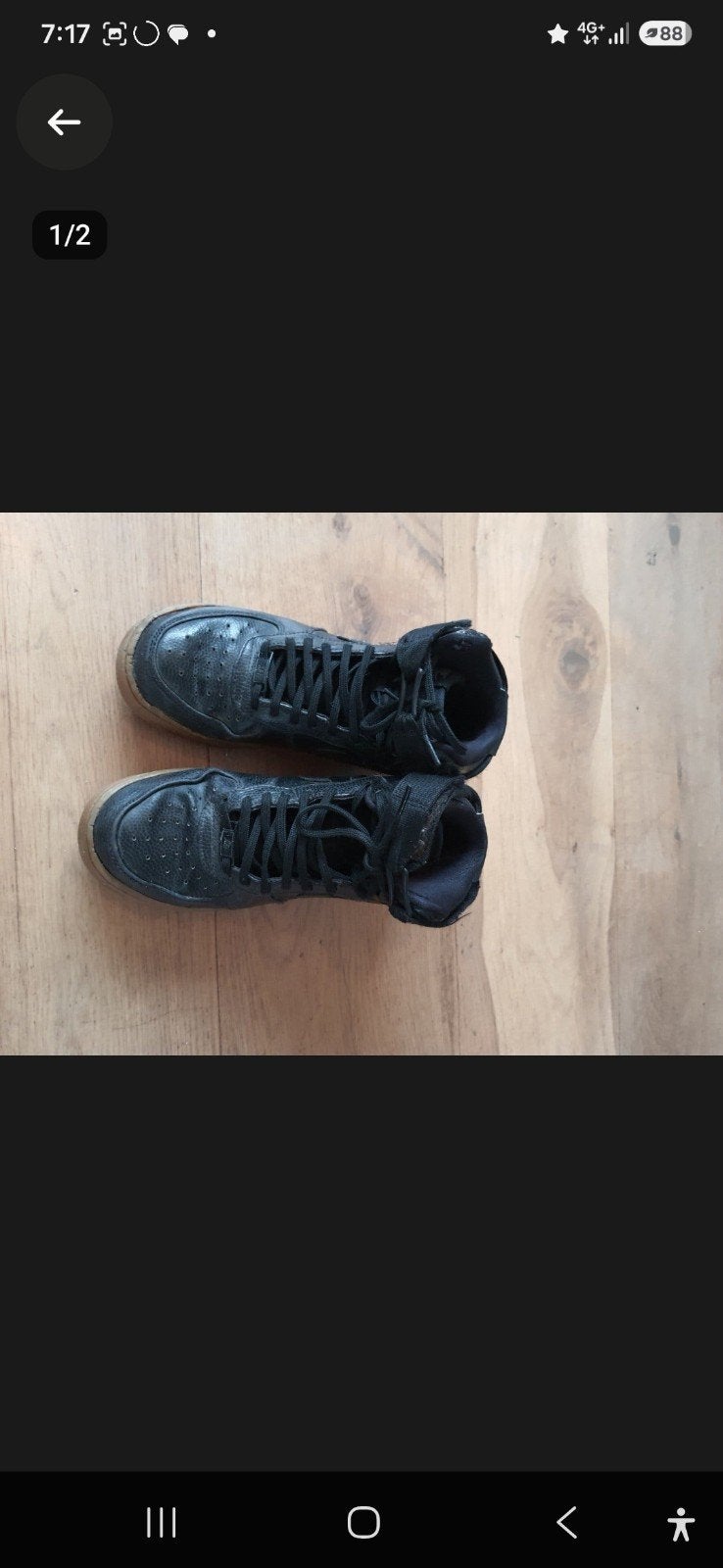 Nike Jordan sneakers maat 38.5, Nike Jordan, Zwart, Ophalen of Verzenden, Sneakers of Gympen